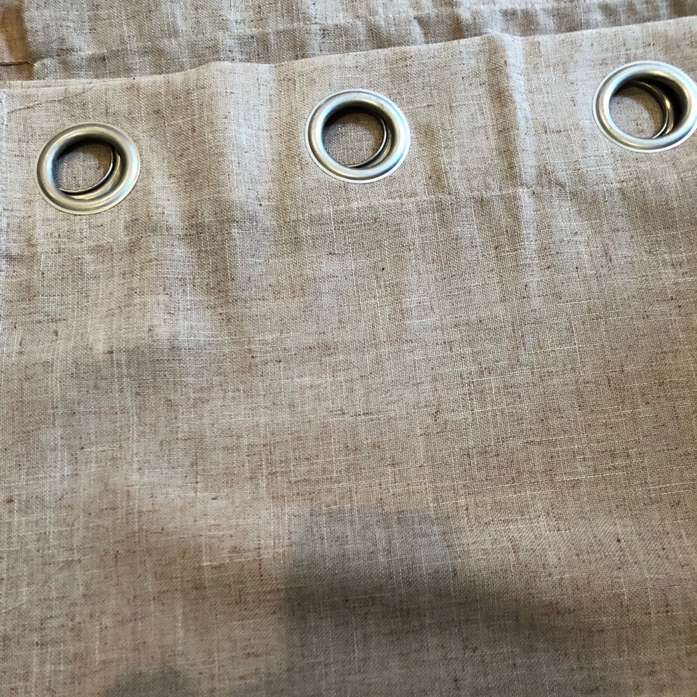 Tan Linen Curtains